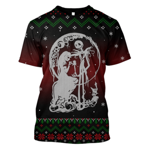 Nightmare Before Christmas Jack Skellington and Sally Custom Shirts 1