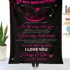 To My Daughter Blanket G08 5