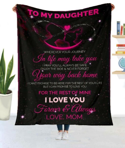 To My Daughter Blanket G08 1