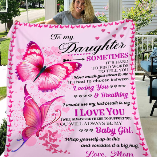 To My Daughter Blanket GT04 1