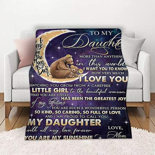 To My Daughter Blanket HD14 2