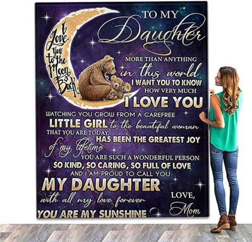 To My Daughter Blanket HD14 1