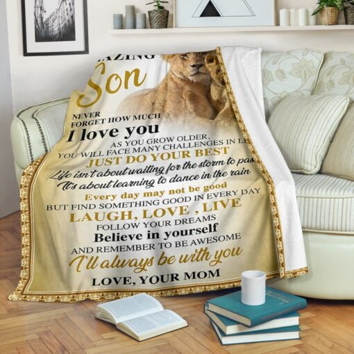 To My Son Blanket GT12 2