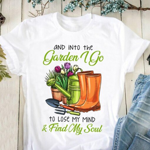 And into the garden I go Shirts 1