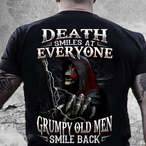 Death Smile Grumpy Old Man T-Shirt 1
