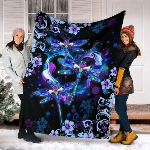 Colorful Dragonfly Blanket HD12 1