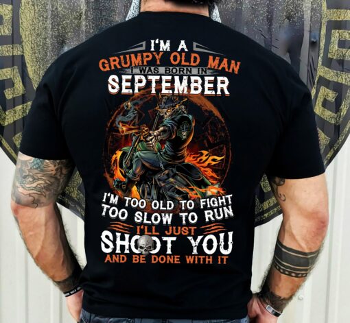 September Grumpy Old Man T-Shirt V2 1