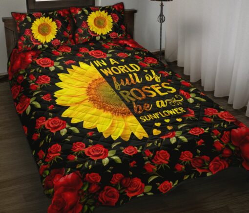 SunFlower Quilt Bedding Set SF05 1