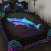 Colorful Shark Quilt Bedding Set SK09 5