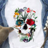 Flower Skull T Shirt 8