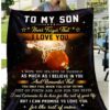 To my son never forget that i love you blanket ( Basketball ) 7