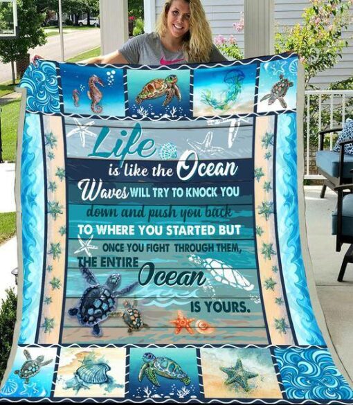 Life is like the Ocean Blanket 1